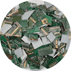 shredded printed circuit boards