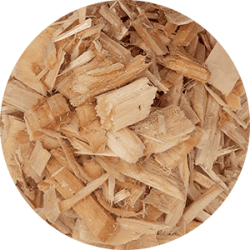biomass in the form of woodchip